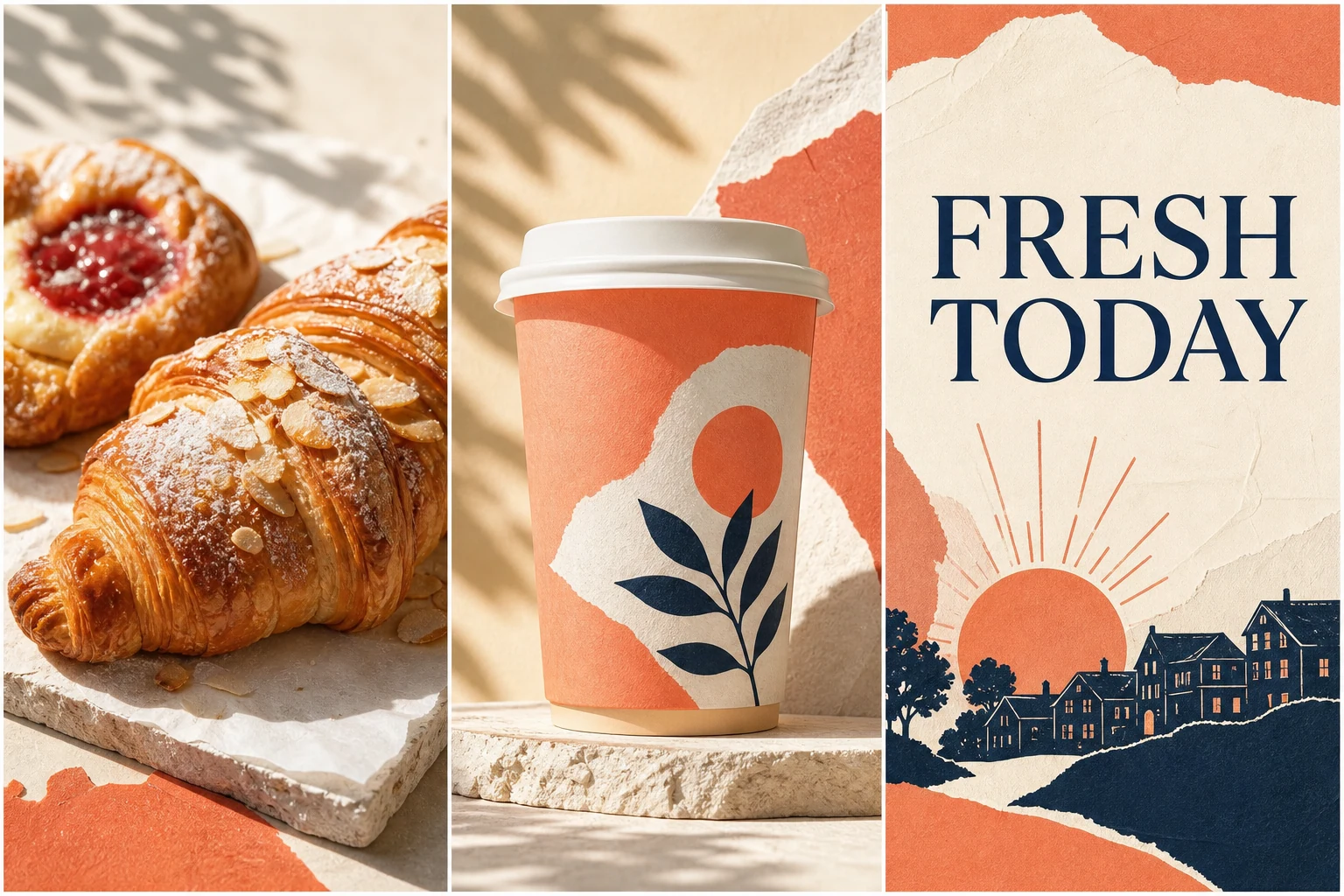 A coordinated neighborhood bakery campaign