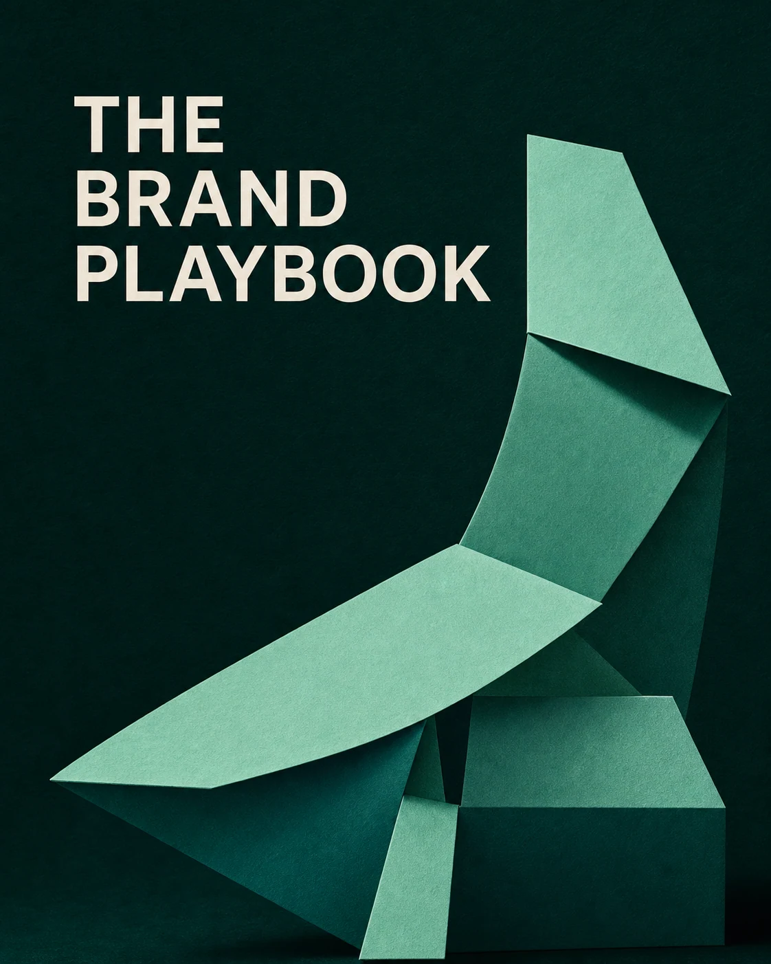 A coordinated brand playbook cover