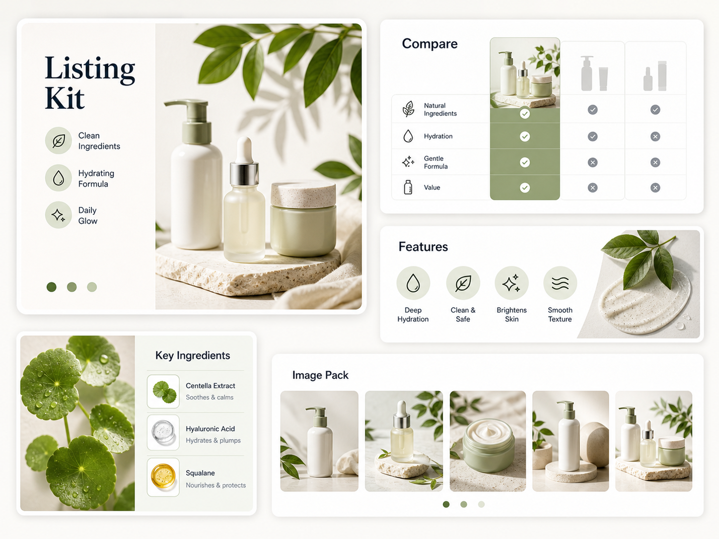 Build a week of business content generated output preview